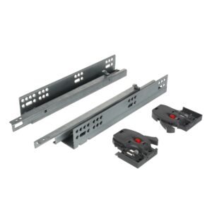 erborgen ladegeleider, gedeeltelijk Uittrekbaar, soft- close, 25 kg, 300 mm, 2D beugels