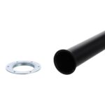 Riex ER60 Tafelpoot 710 mm, Mat Zwart